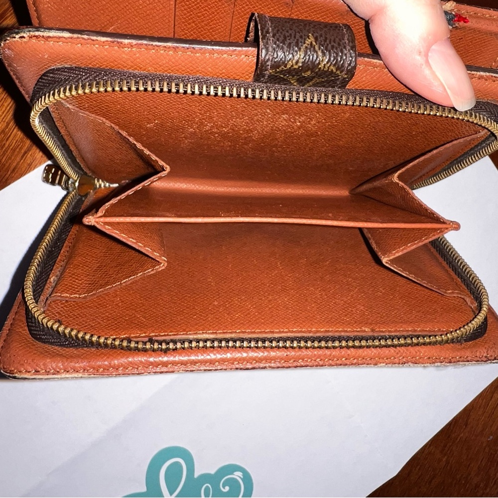 🛑project wallet 🛑LV Monogram Porte Papier Zippe Wallet Compact Canvas Bifold - Picture 9 of 14